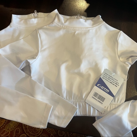 GTM Mock Neck Long Sleeve Crop - Picture 1 of 2